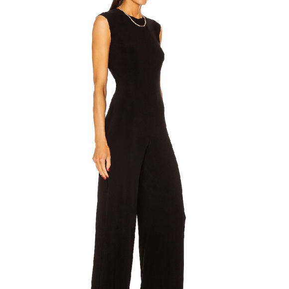 Norma Kamali Black Sleeveless Jumpsuit size Small - Picture 2 of 6